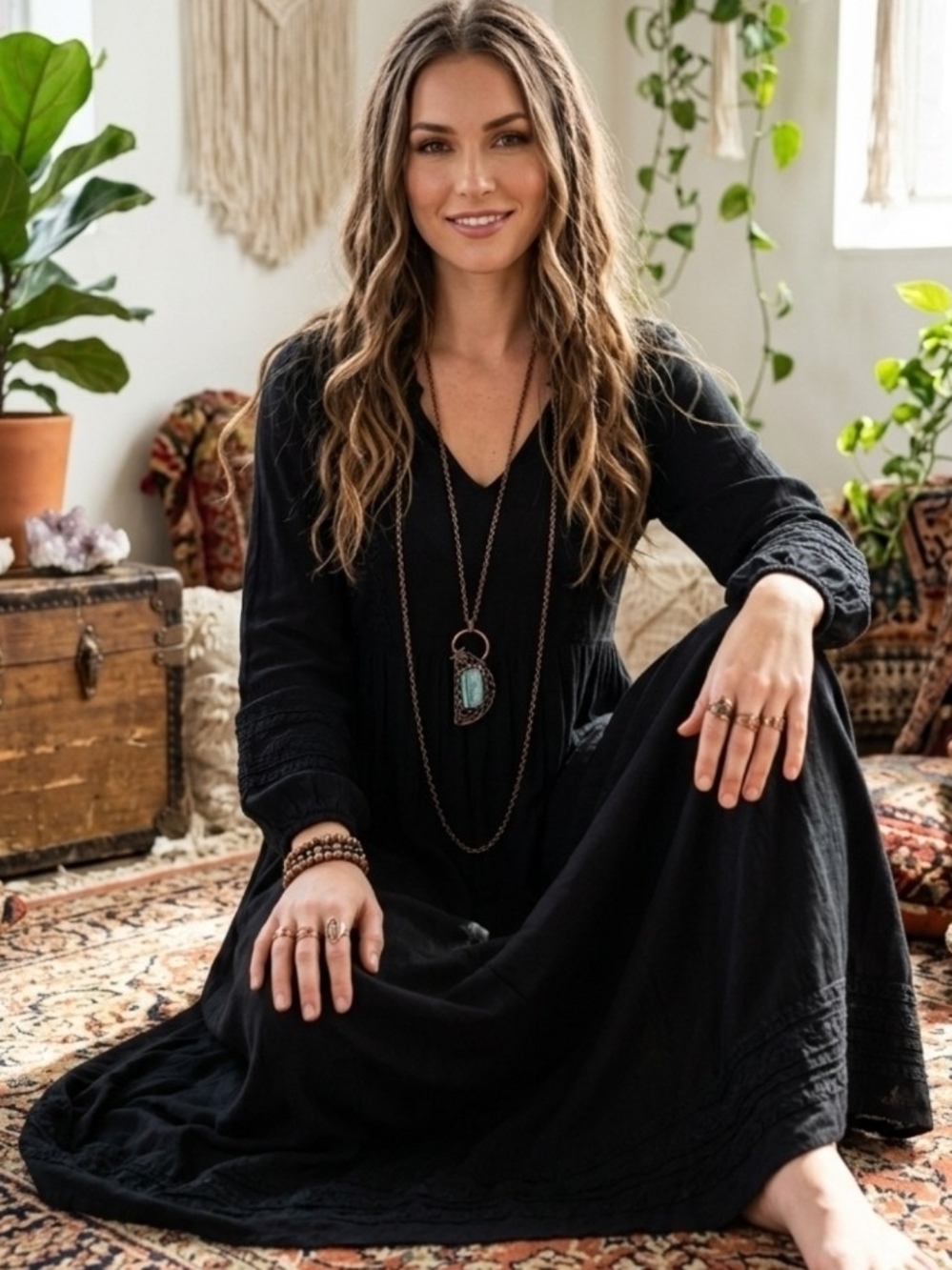 Boho Labrodiate Pendant